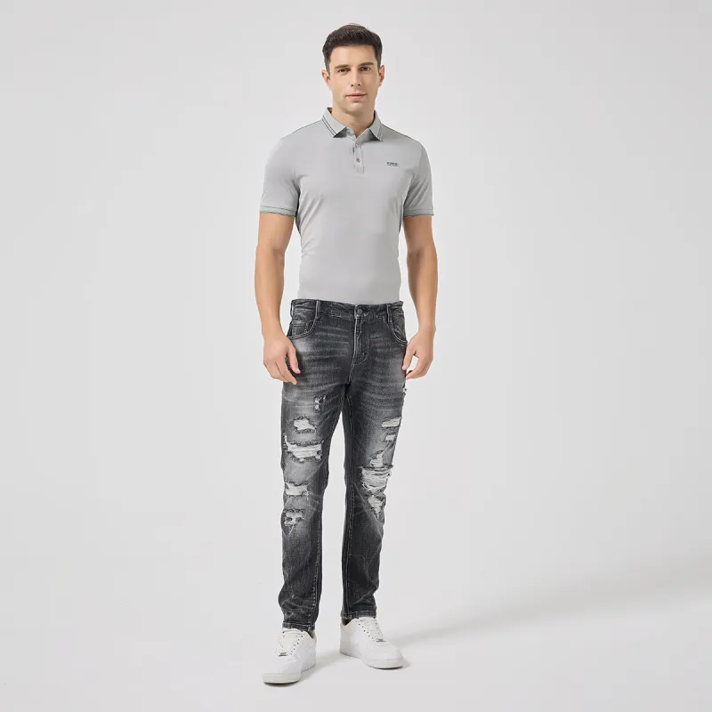 DAVID NAMAN Jeans Men Black-6