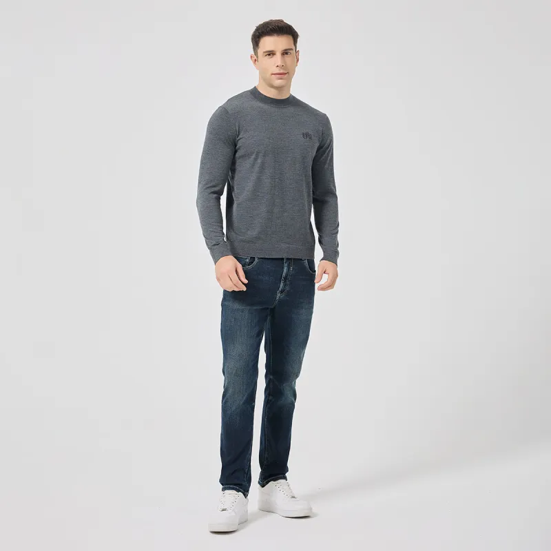 DAVID NAMAN Sweaters Men Gray-6