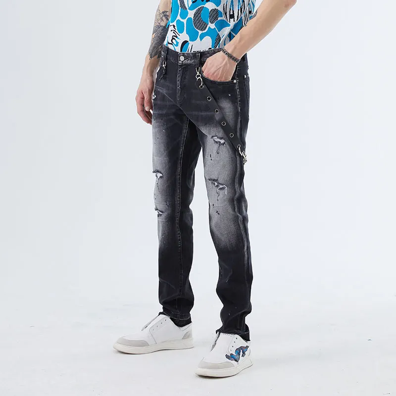 DAVID NAMAN Jeans Men Navy Blue-5
