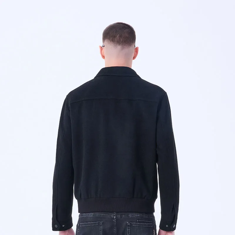 DAVID NAMAN Coats Men Black-2