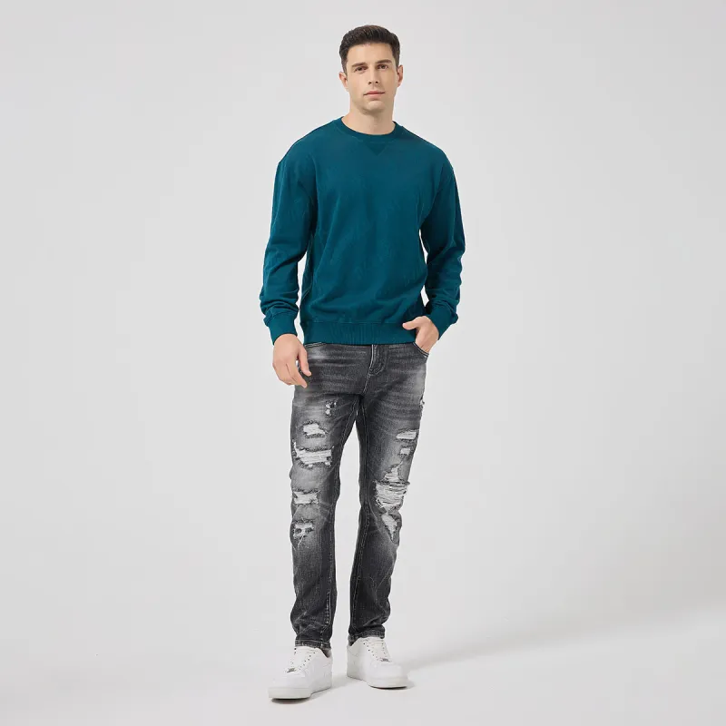 DAVID NAMAN Sweatshirts Men Green-6
