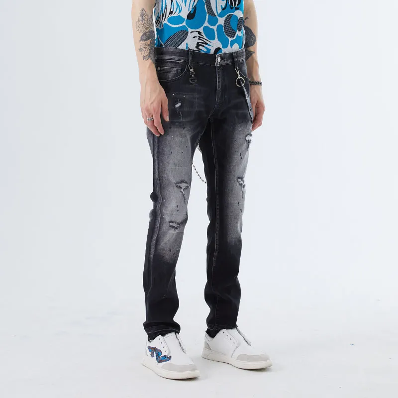 DAVID NAMAN Jeans Men Navy Blue-4