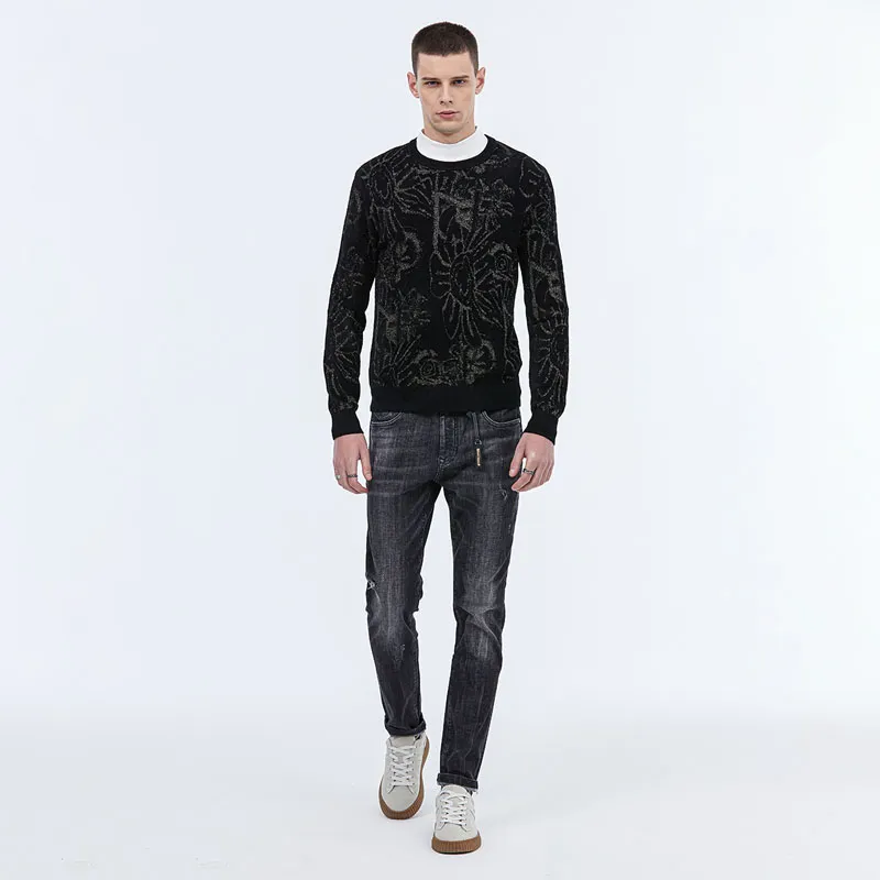 DAVID NAMAN Sweaters Men Black-2