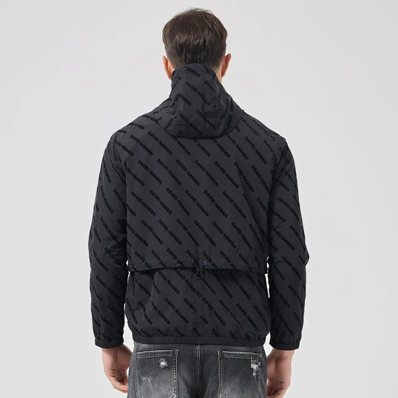 DAVID NAMAN Jackets Men Black-4