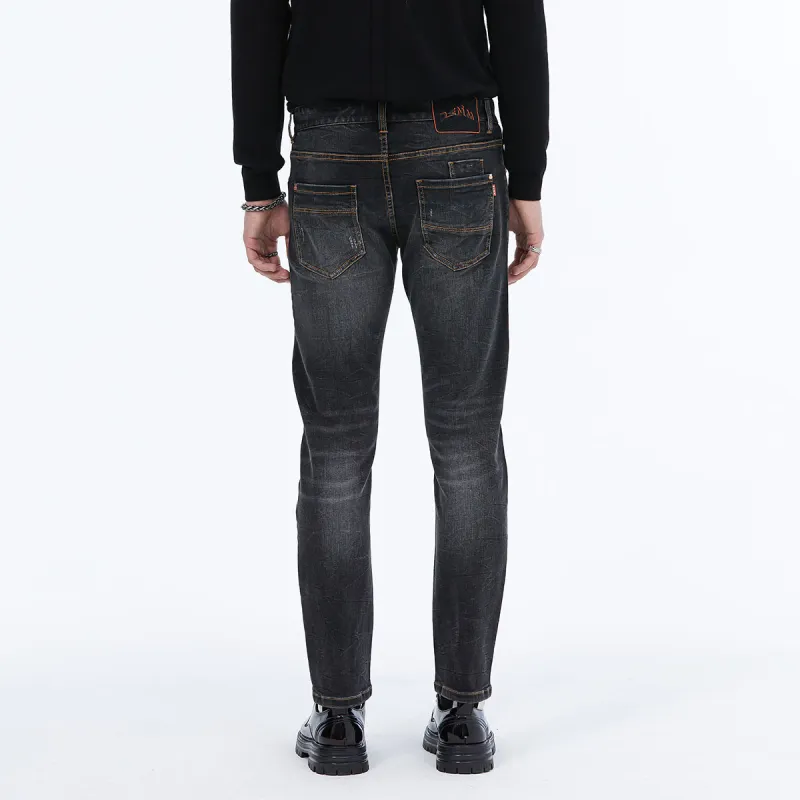 DAVID NAMAN Jeans Men Black-3