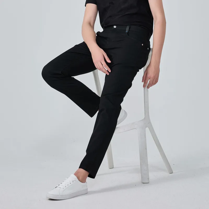 DAVID NAMAN SS24 Jeans Men's Black-10