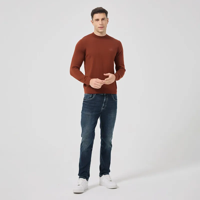 DAVID NAMAN Sweaters Men Orange Red-4