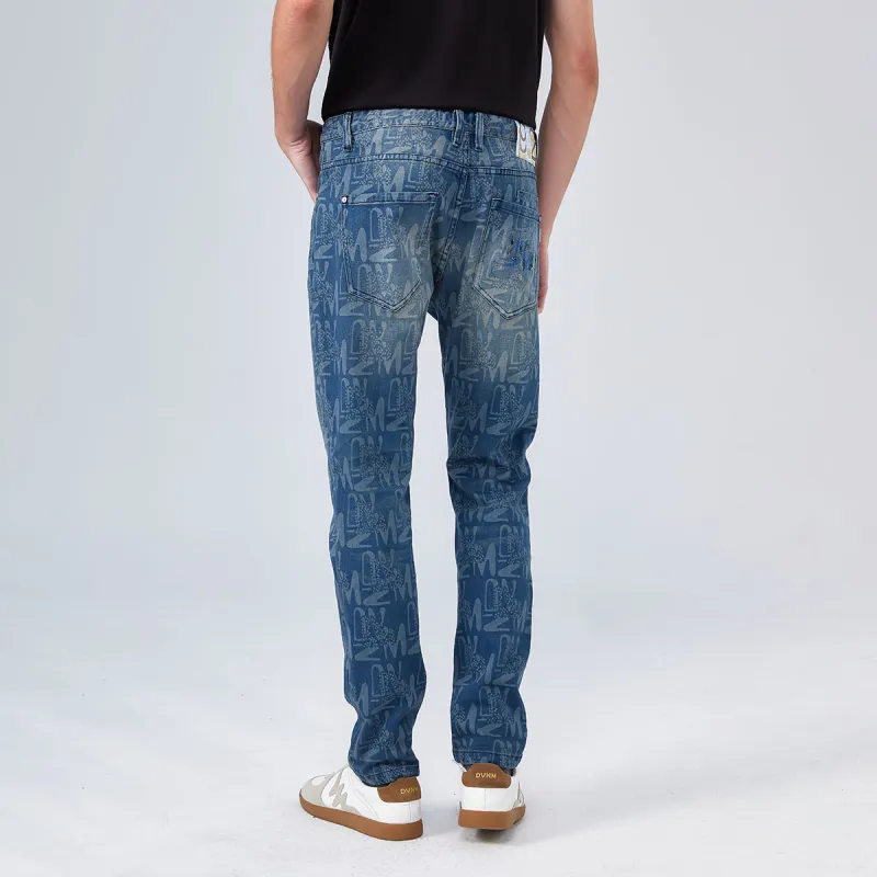 DAVID NAMAN Jeans Men's Denim Blue-3