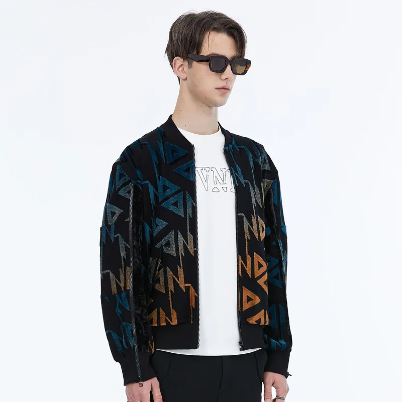 DAVID NAMAN Jackets Men Blue-5