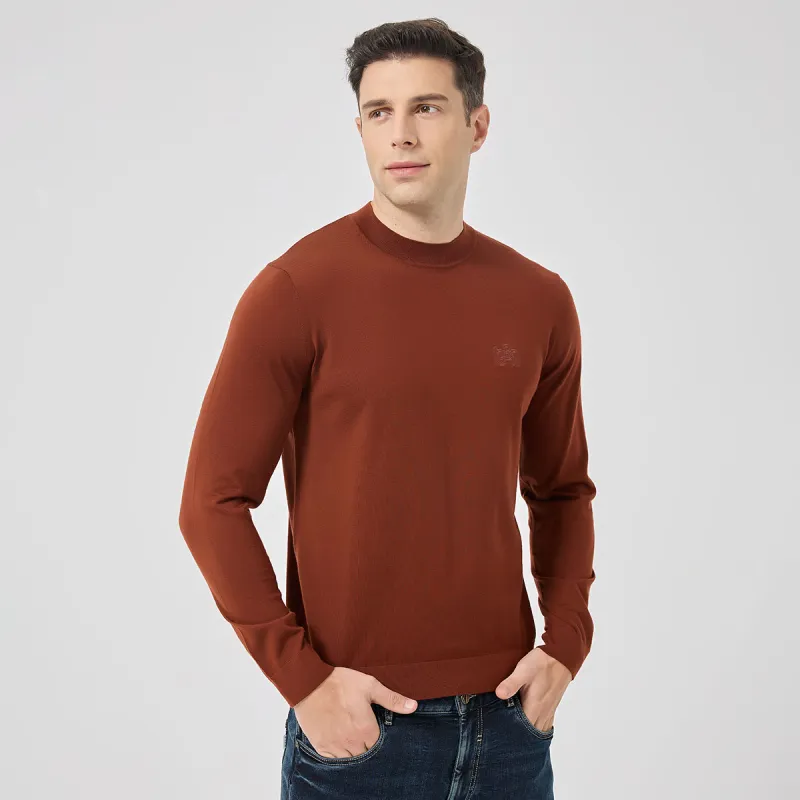 DAVID NAMAN Sweaters Men Orange Red-3