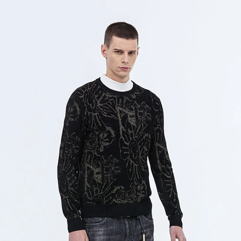 DAVID NAMAN Sweaters Men Black-5