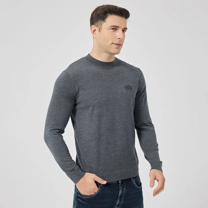 DAVID NAMAN Sweaters Men Gray-4