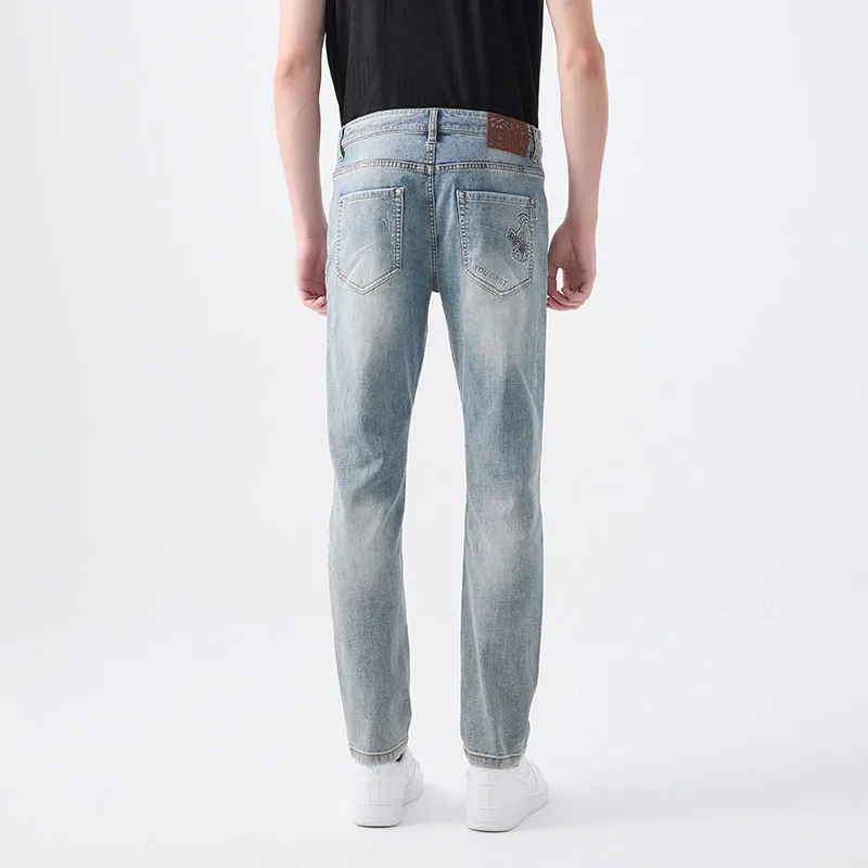 DAVID NAMAN SS24 Jeans Men's Light Blue-4