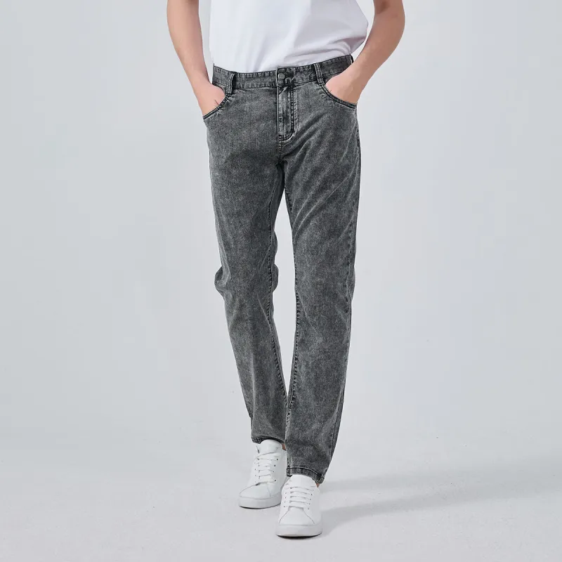 DAVID NAMAN SS24 Jeans Men's Gray-12