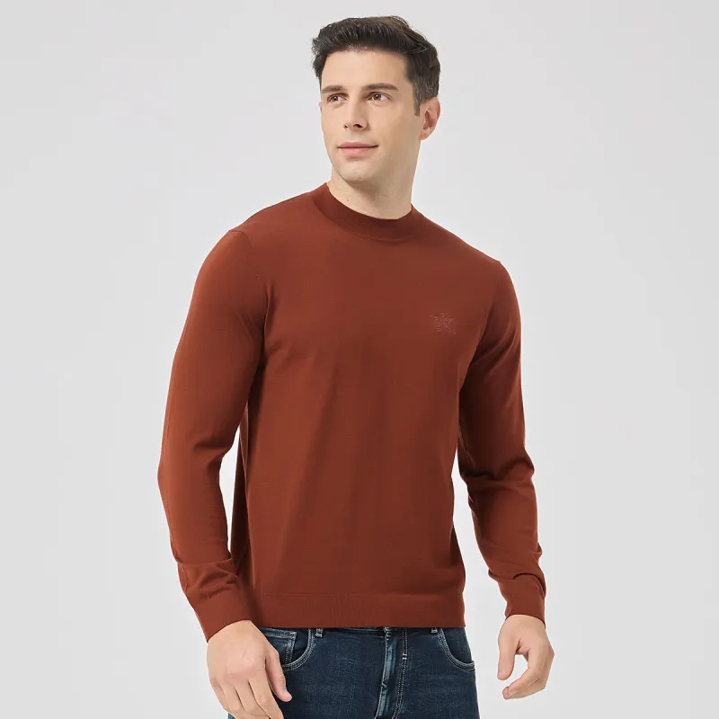 DAVID NAMAN Sweaters Men Orange Red-6