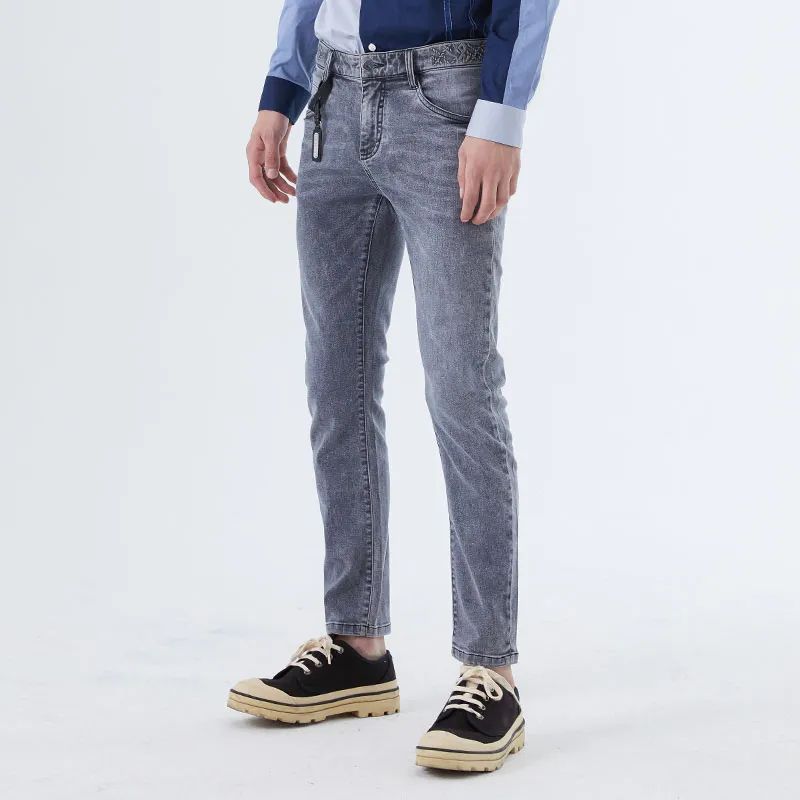 DAVID NAMAN Jeans Men Denim Blue-6