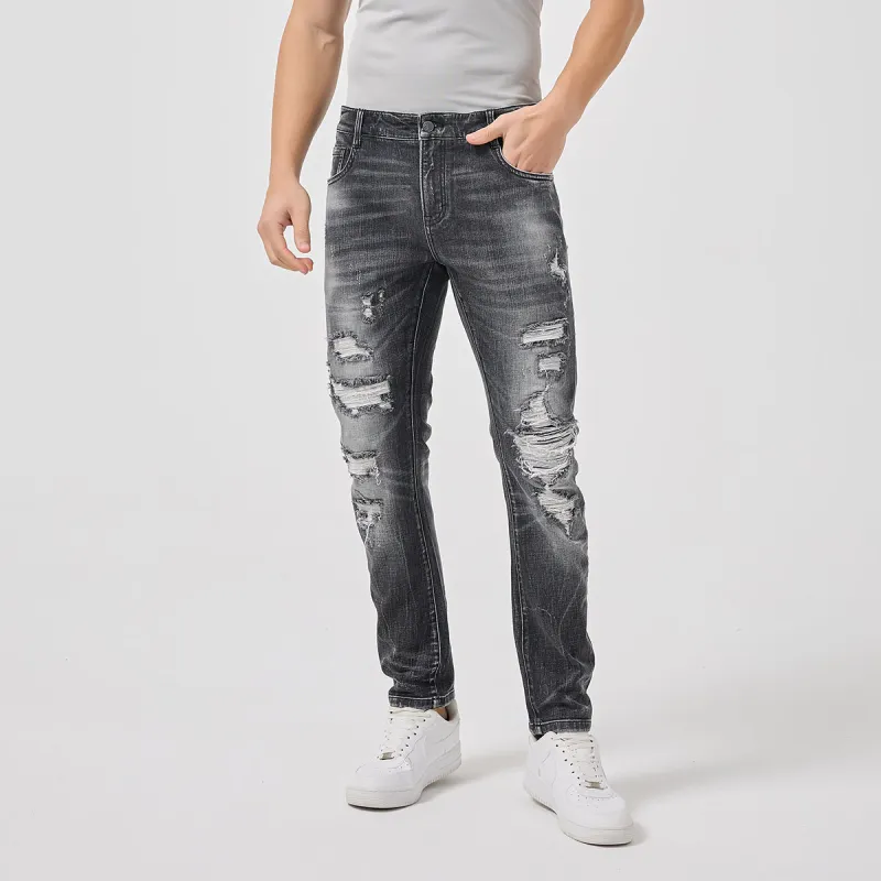 DAVID NAMAN Jeans Men Black-5