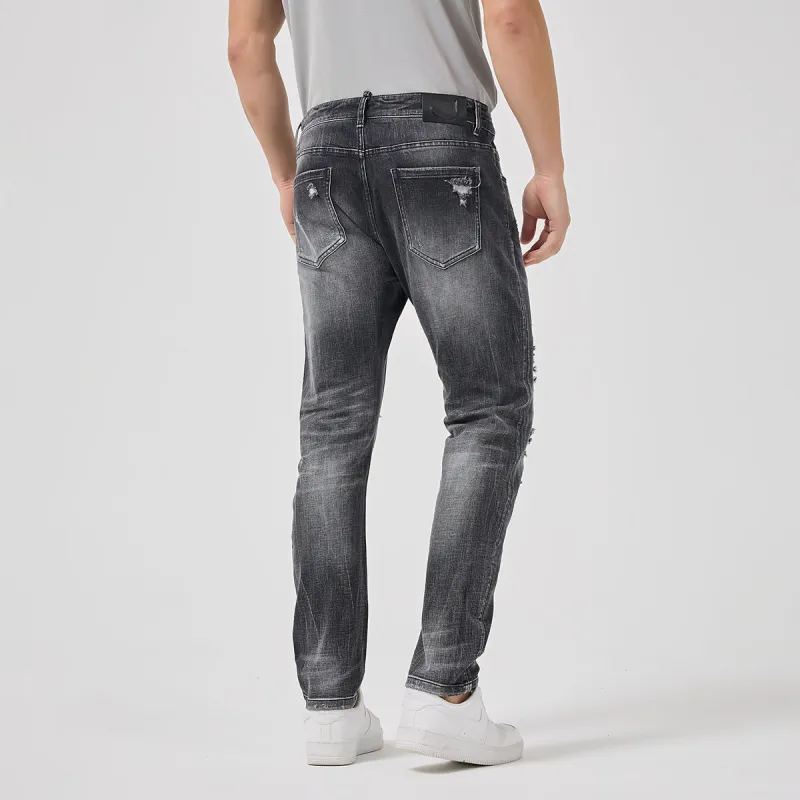 DAVID NAMAN Jeans Men Black-3