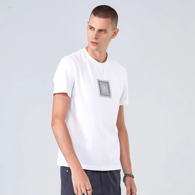 DAVID NAMAN T Shirts Men White-5