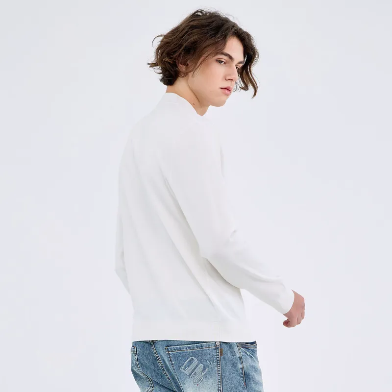 DAVID NAMAN FW23 Sweater Men's White-3