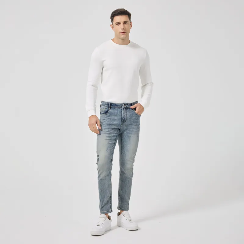 DAVID NAMAN Jeans Men Blue-6