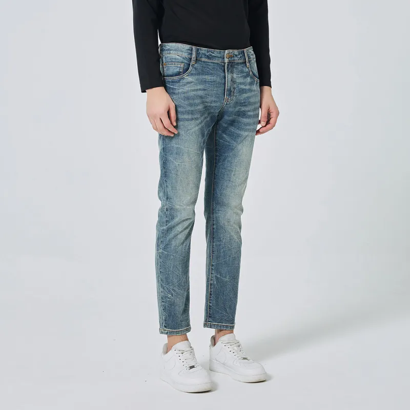 DAVID NAMAN FW23 Jeans Men's Blue-5