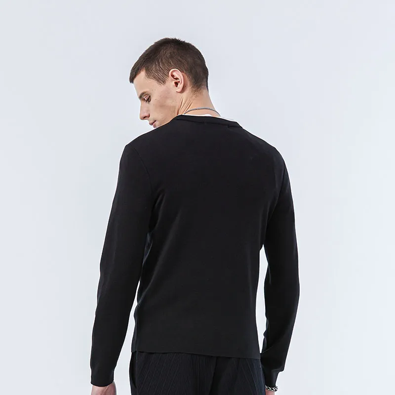 DAVID NAMAN Sweaters Men Black-4
