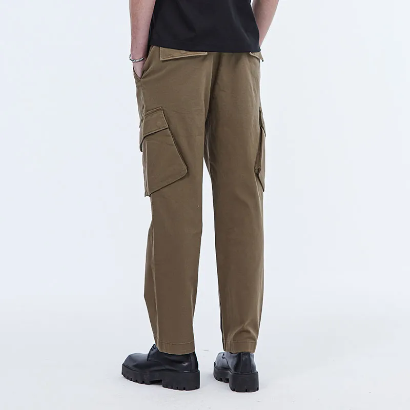 DAVID NAMAN Cargo Pants Men Khaki-6