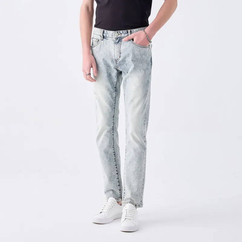 DAVID NAMAN Jeans Men Light Gray-6