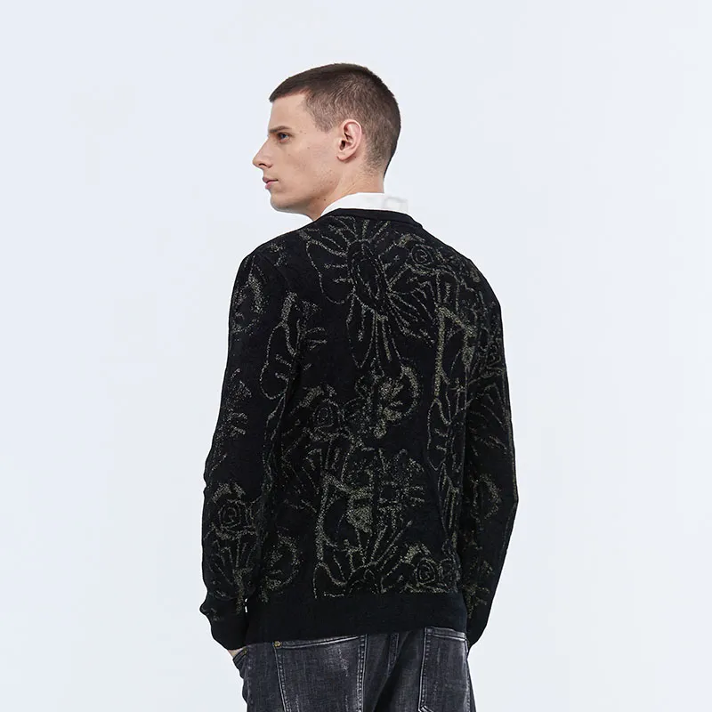 DAVID NAMAN Sweaters Men Black-4
