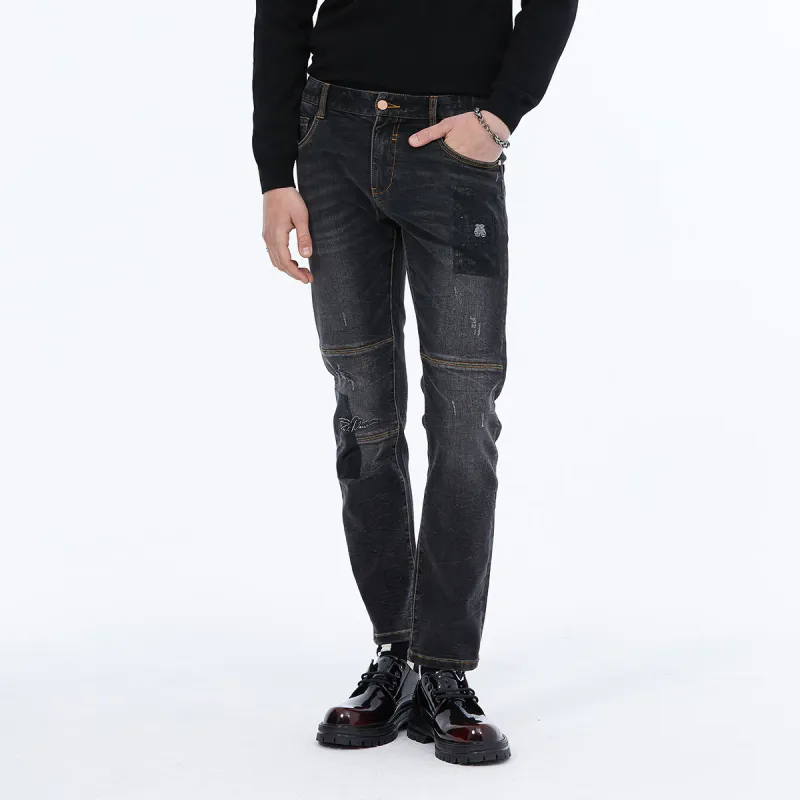 DAVID NAMAN Jeans Men Black-2