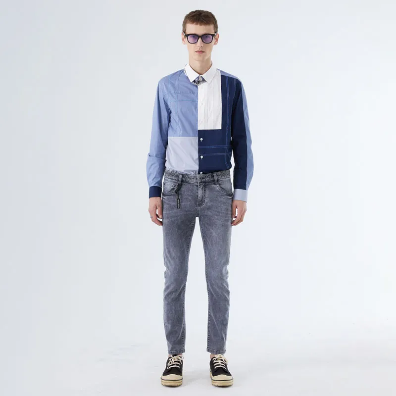DAVID NAMAN Jeans Men Denim Blue-2