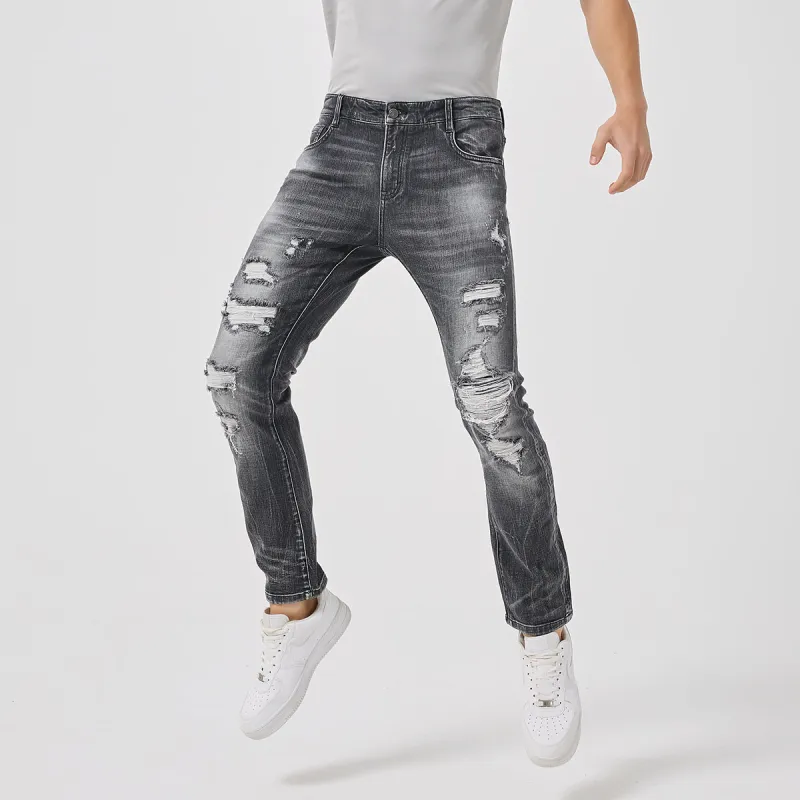 DAVID NAMAN Jeans Men Black-2