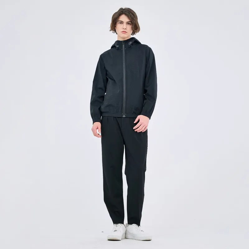 DAVID NAMAN Jackets Men Black-8