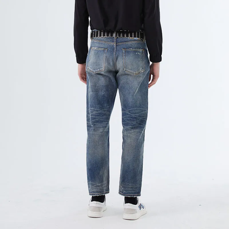 DAVID NAMAN Jeans Men Denim Blue-6