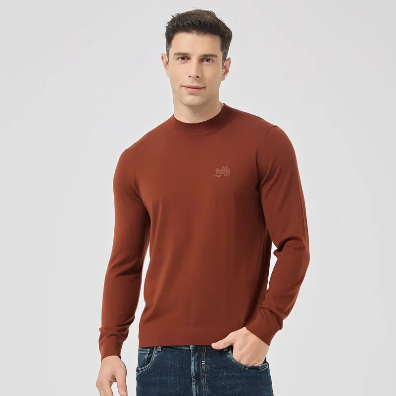DAVID NAMAN Sweaters Men Orange Red-2