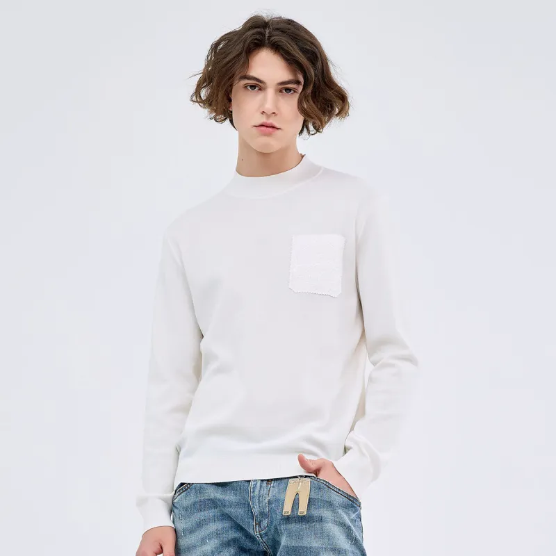 DAVID NAMAN FW23 Sweater Men's White-2