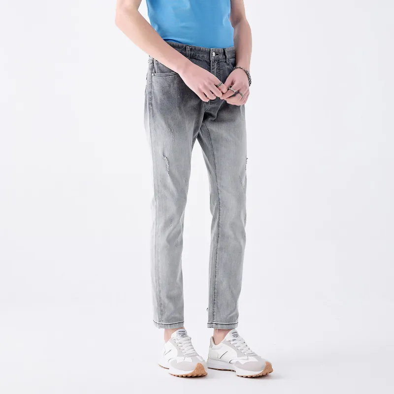DAVID NAMAN Jeans Men Gray-6