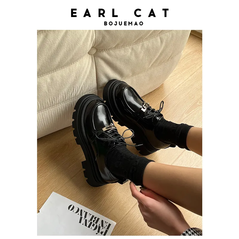 Earl Cat Loafers Women's Matte Black-1