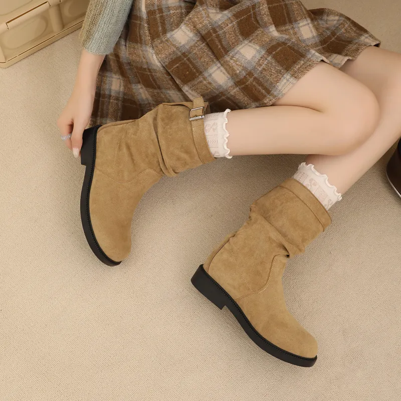 Earl Cat Ankle Boots Women's Khaki-6