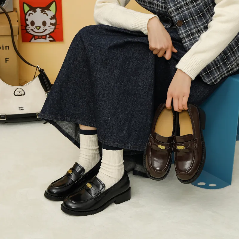 Earl Cat Loafers Women's Black/Brown-4