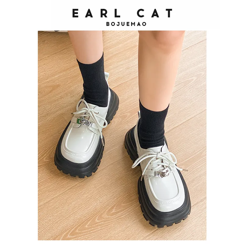 Earl Cat Casual Single Shoes 5cm Women's-9