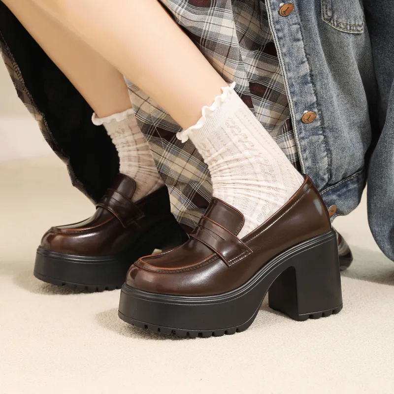 Earl Cat Casual Single Shoes 9cm Women's-9