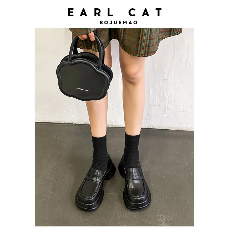 Earl Cat Loafers Women's Black-2