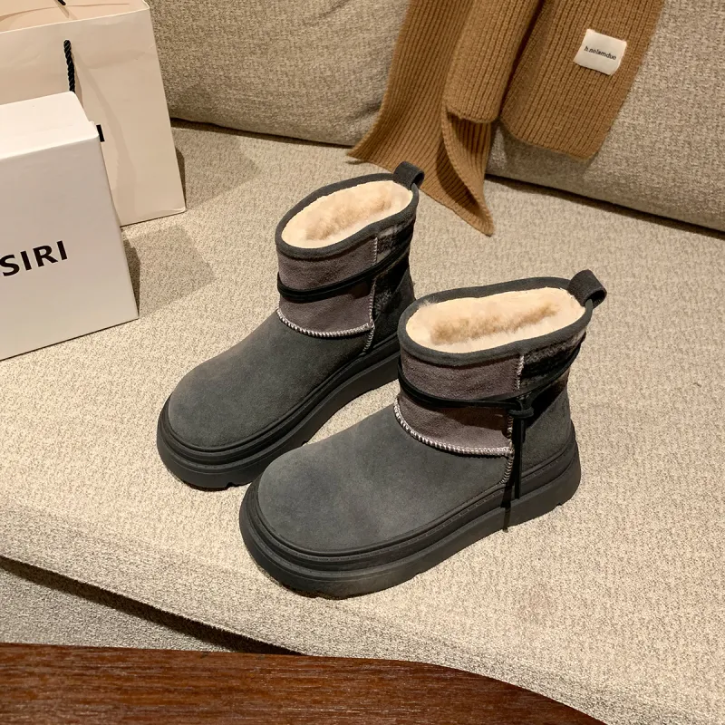 Earl Cat Warm Short Snow Boots Women's-22