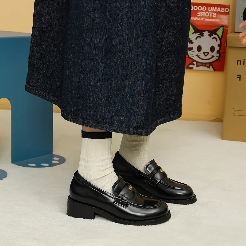 Earl Cat Loafers Women's Black/Brown-2