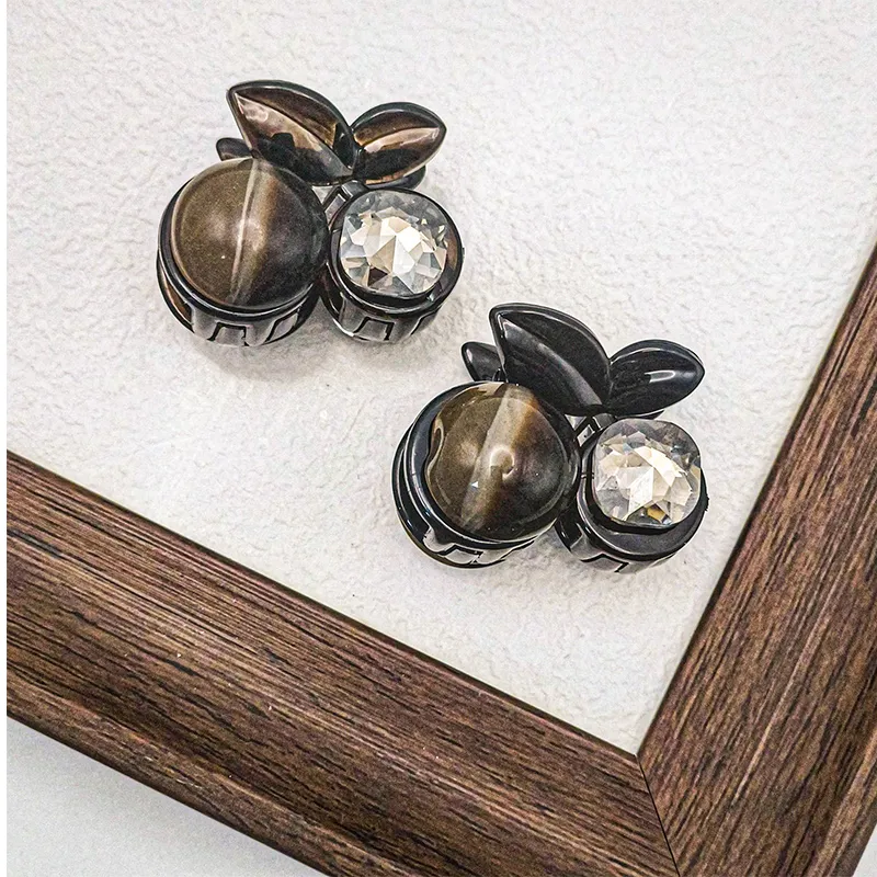 JIANYINGSHU Acrylic Hair Clips Women's-2