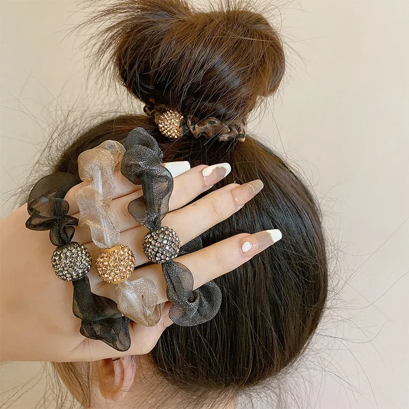 JIANYINGSHU Resin Hair Tie Women's-5