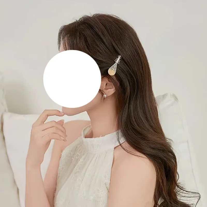 JIANYINGSHU Alloy Hair Clips Women's-4
