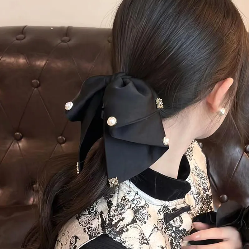 JIANYINGSHU Satin, Acrylic Hair Clips Women's-5